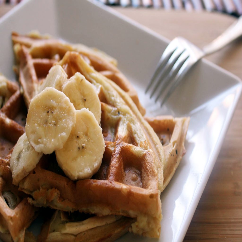 The Best Banana Waffles Cooking Yummies